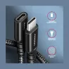Axagon Extension USB 20Gbps cable length 1 m. PD 240W, 5A, 8K HD video. Black braided.