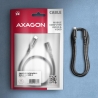 Axagon Extension USB 20Gbps cable length 1 m. PD 240W, 5A, 8K HD video. Black braided.