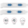 Axagon PCI-Express card with four serial ports 250 kbps. ASIX AX99100. Standard & Low profile.