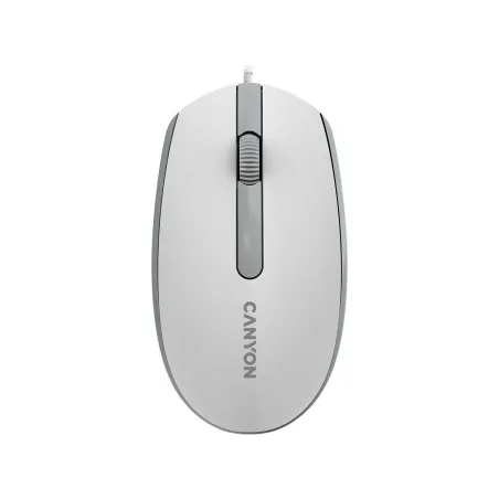 Canyon mouse M-10 Wired White Grey