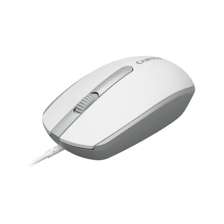 Canyon mouse M-10 Wired White Grey