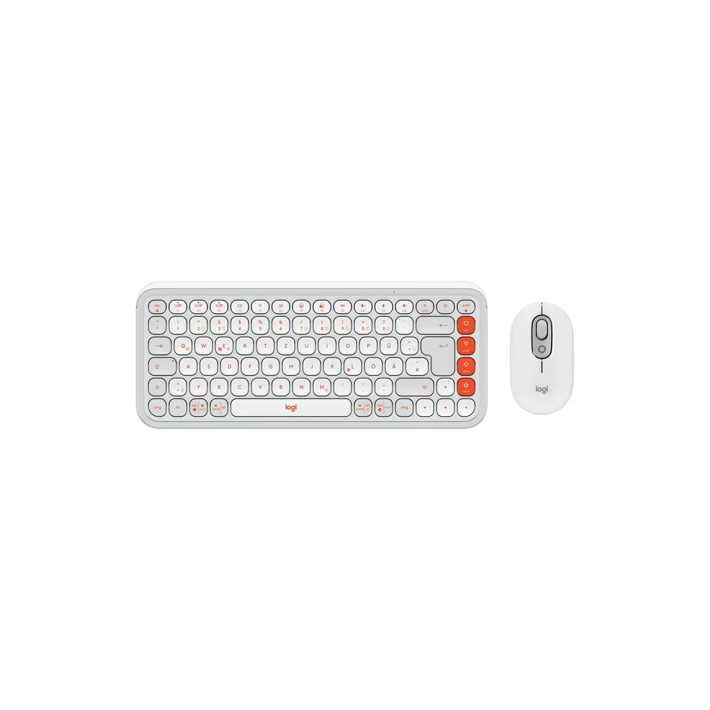 Logitech POP ICON COMBO - OFF WHITE - US INT'L - BT  - INTNL-973
