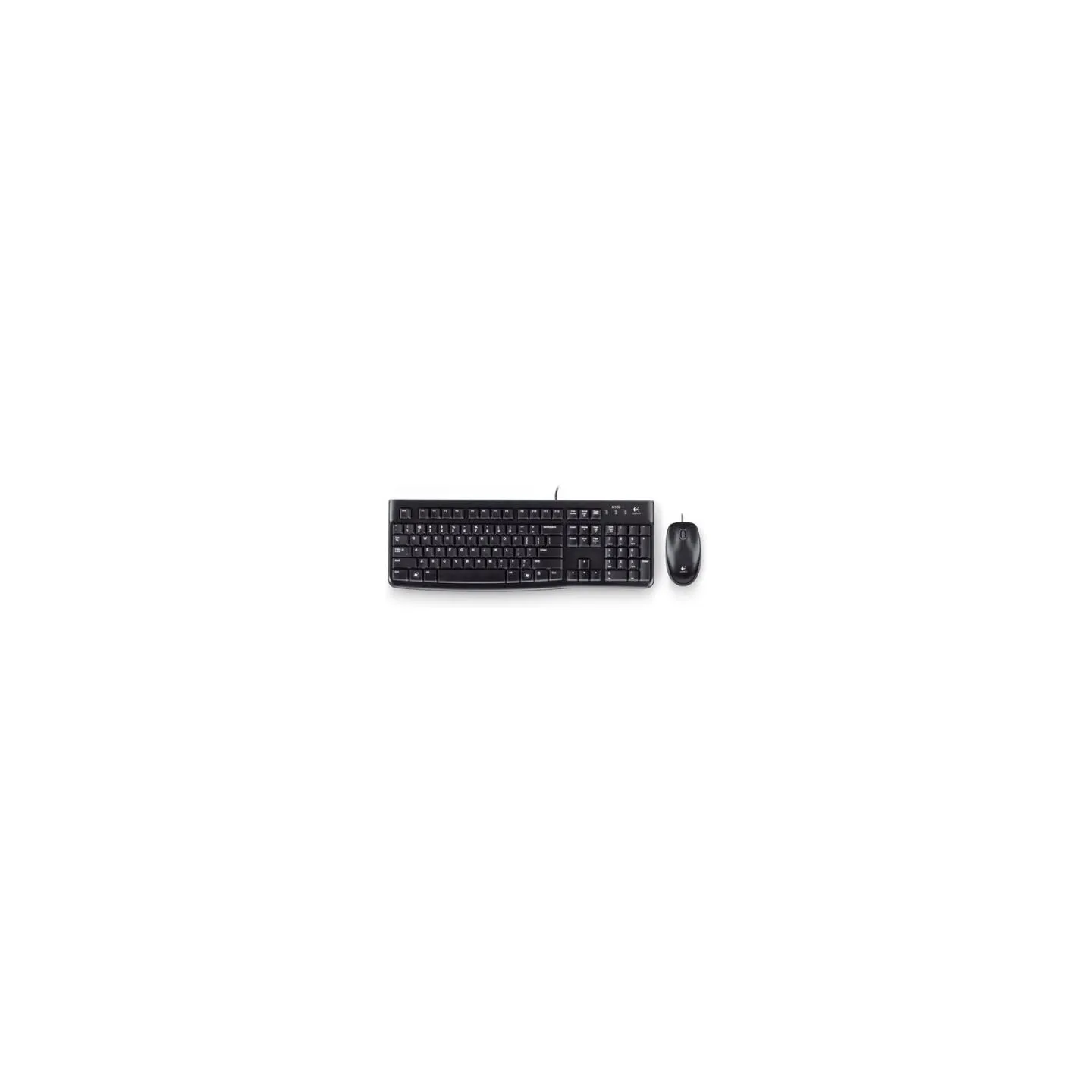 Logitech LOGI MK120 corded Desktop black USB (US)