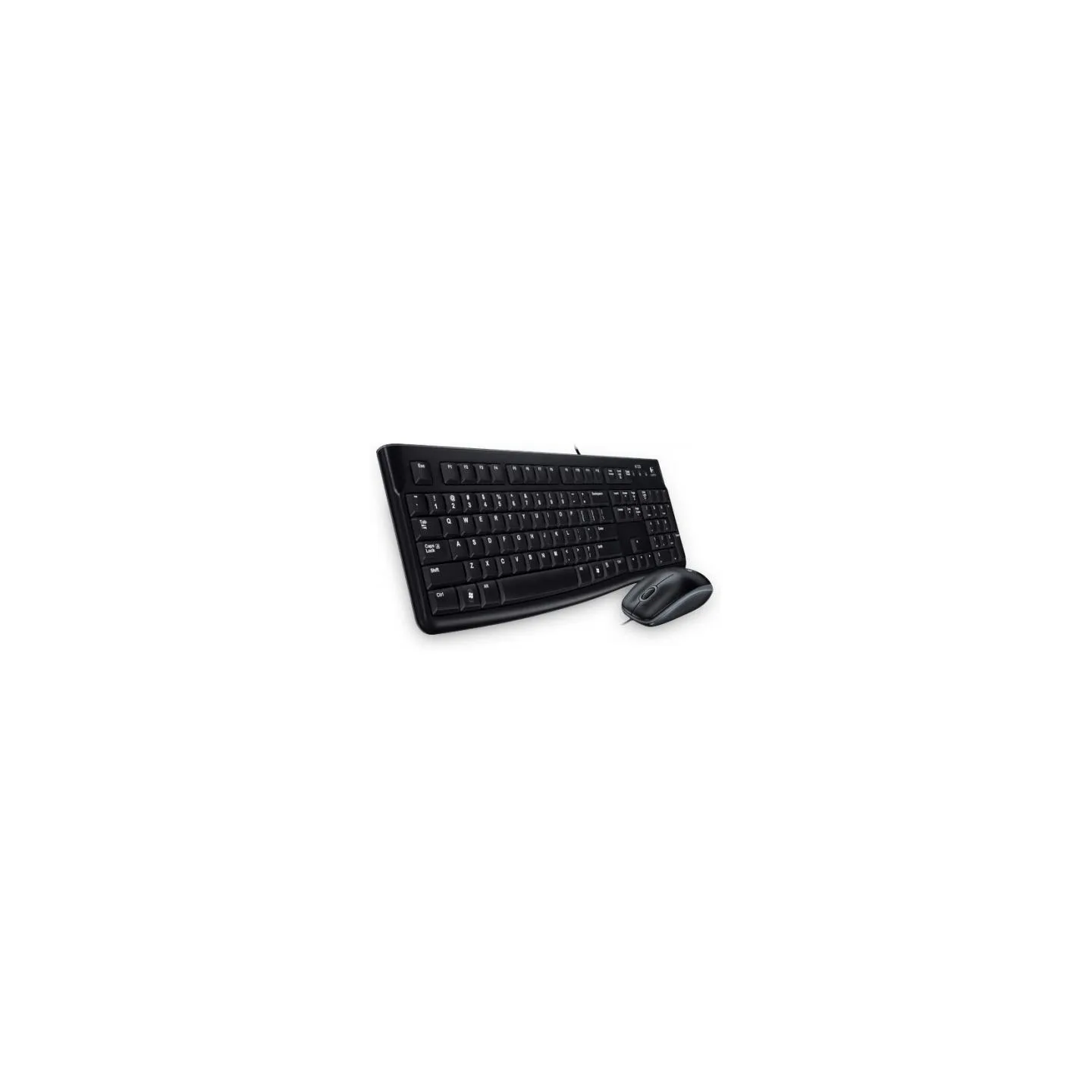 Logitech LOGI MK120 corded Desktop black USB (US)