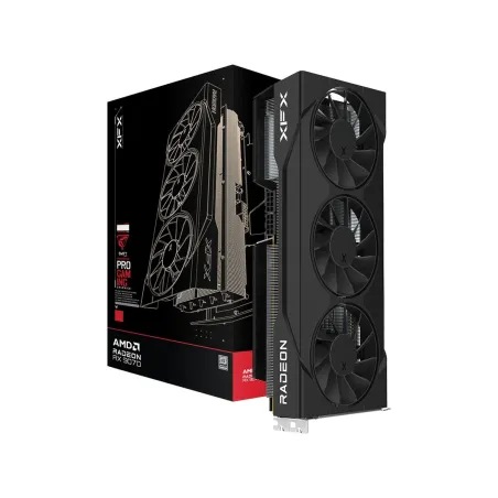 XFX Swift AMD Radeon RX 9070 GRE Triple 90mm Fan Gaming, 12GB GDDR6 192bit, 2790MHz / 18Gbps, HDMI 3xDP, AMD RDNA 4, 3 fan, 2 sl
