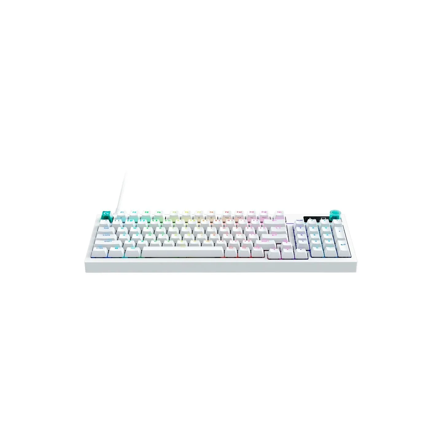 Logitech G316 X 98 Wired Gaming Keyboard - WHITE - US INT'L - USB - EMEA28i - 935 - TACTILE
