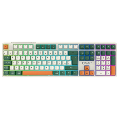 Canyon keyboard Shadder GKW-11 Mech RGB UK/US Wireless White
