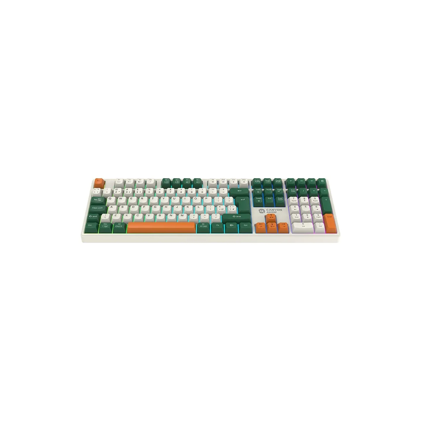 Canyon keyboard Shadder GKW-11 Mech RGB UK/US Wireless White