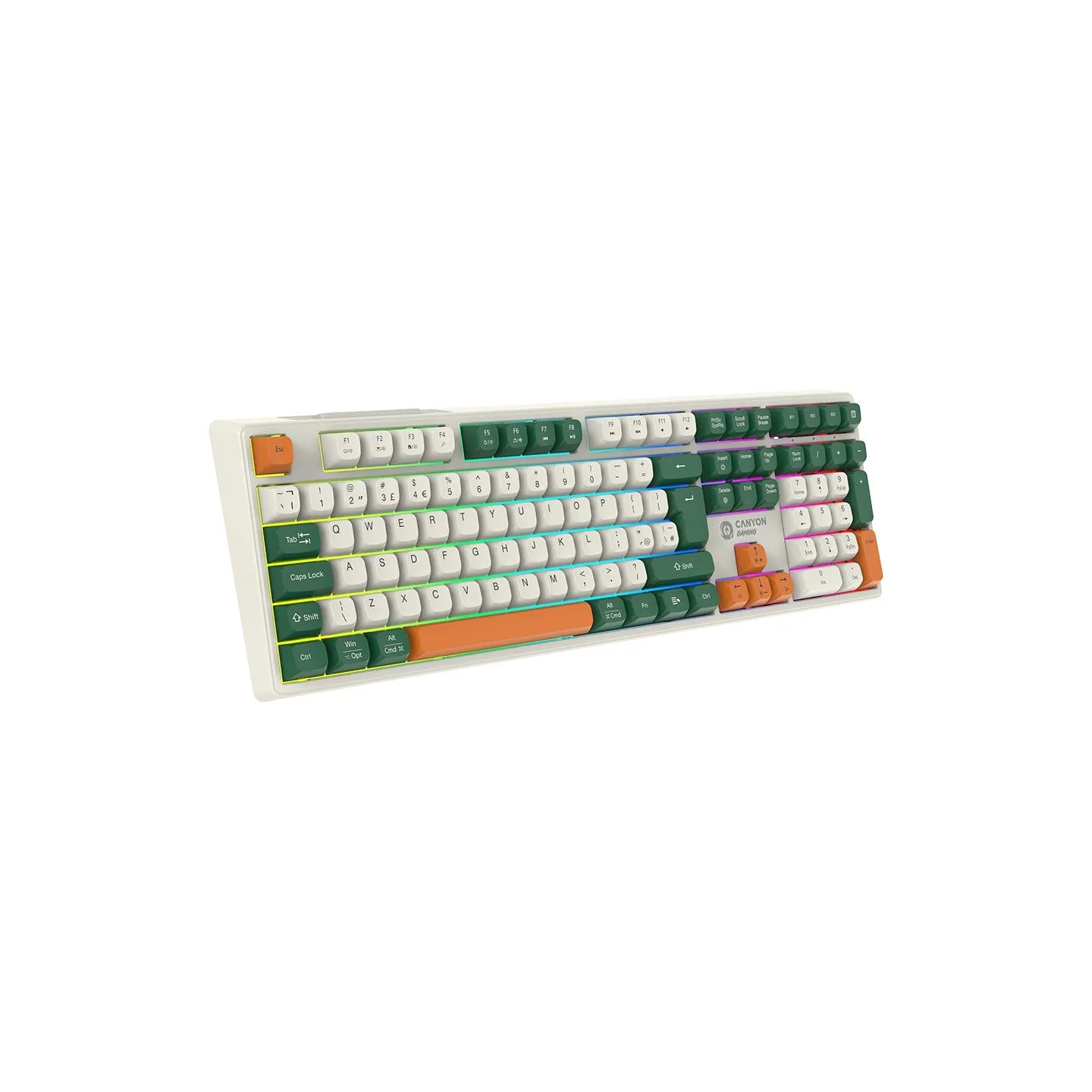 Canyon keyboard Shadder GKW-11 Mech RGB UK/US Wireless White
