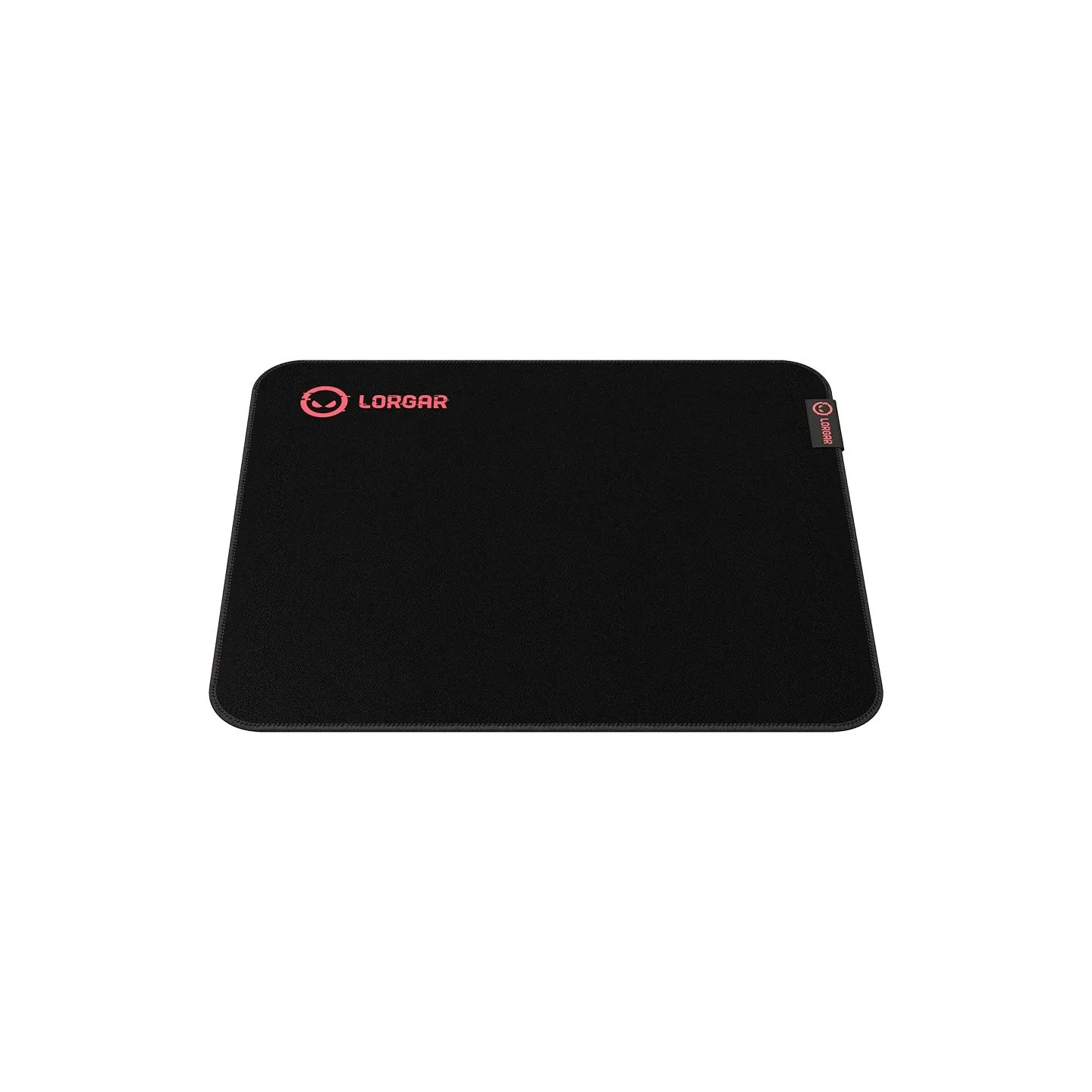 Lorgar Main 323, Gaming mouse pad, Precise control surface, Red anti-slip rubber base, size: 360mm x 300mm x 3mm, weight 0.21kg