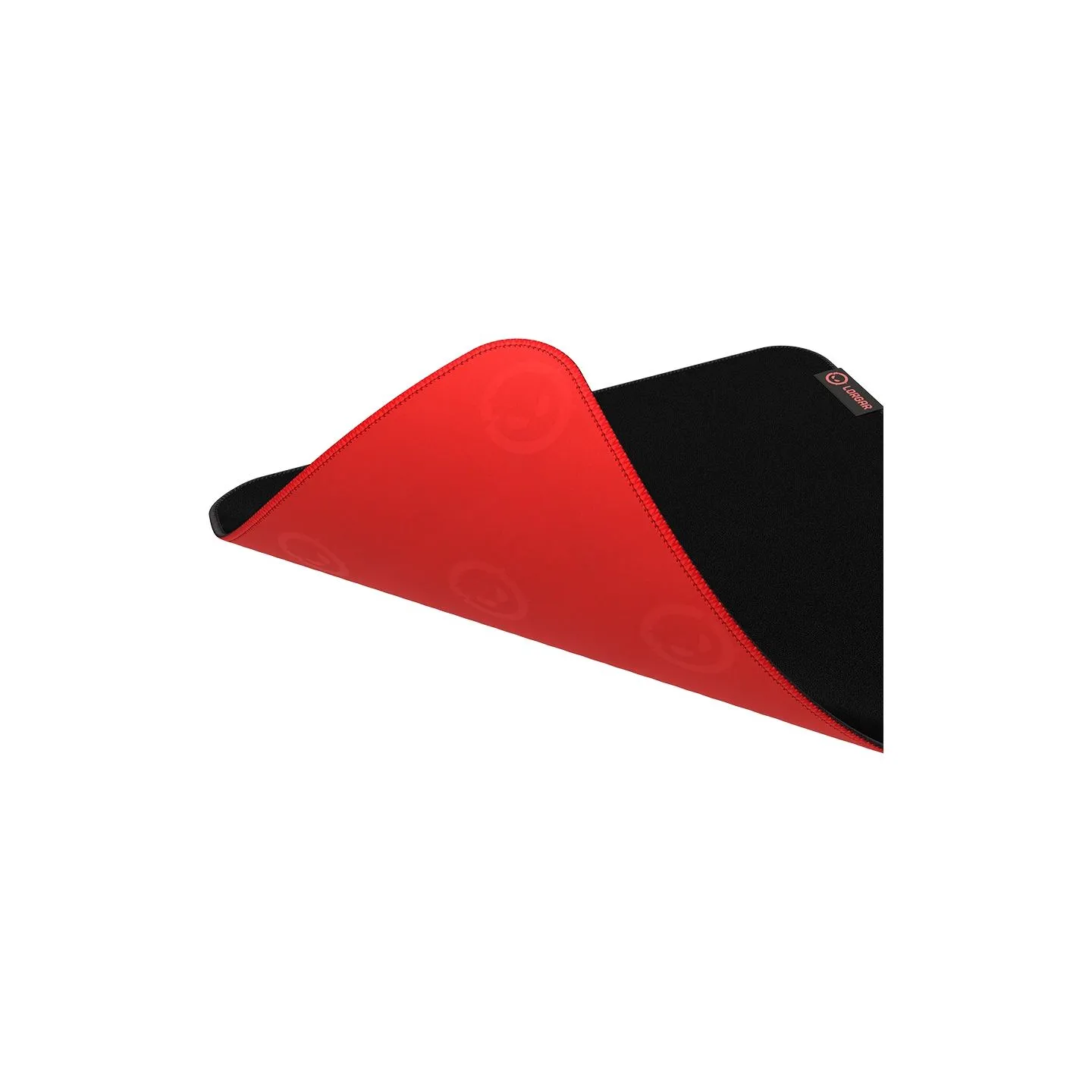 Lorgar Main 323, Gaming mouse pad, Precise control surface, Red anti-slip rubber base, size: 360mm x 300mm x 3mm, weight 0.21kg