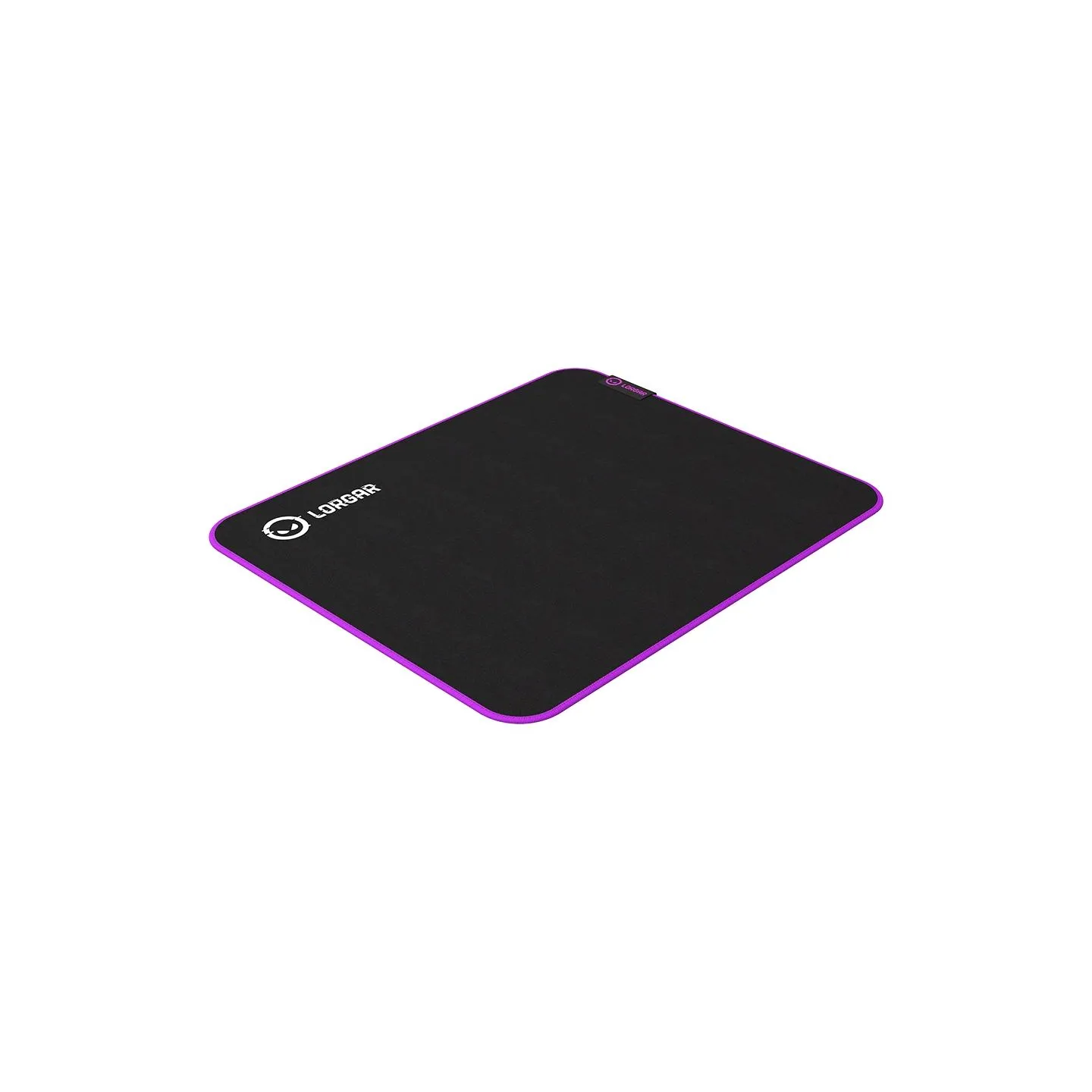 Lorgar Main 313, Gaming mouse pad, High-speed surface, Purple anti-slip rubber base, size: 360mm x 300mm x 3mm, weight 0.195kg