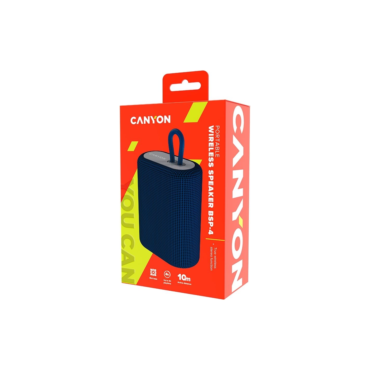 Canyon speaker BSP-4 5W Blue