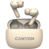 Canyon headset OnGo TWS-10 ANC+ENC Beige