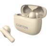 Canyon headset OnGo TWS-10 ANC+ENC Beige