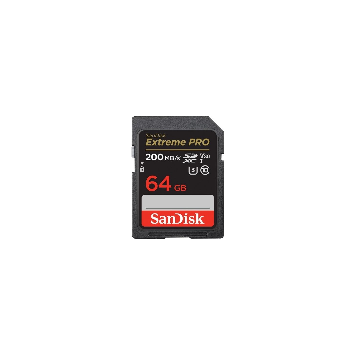 Sandisk Extreme Pro SDXC 64GB 200/90 MB/s V30 UHS-I U