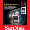 Sandisk Extreme Pro SDXC 64GB 200/90 MB/s V30 UHS-I U