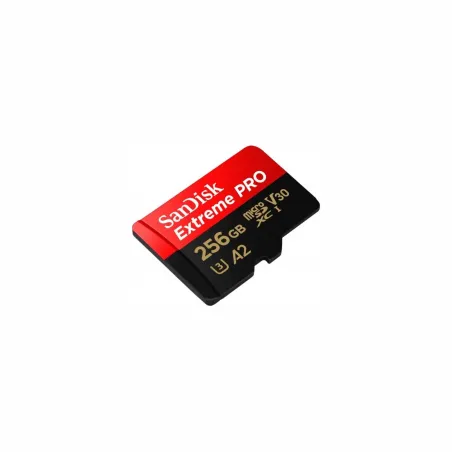 Sandisk Extreme PRO microSDXC 256GB + SD Adapter + 2 years RescuePRO Deluxe up to 200MB/s & 140MB/s Read/Write speeds A2 C10 V30
