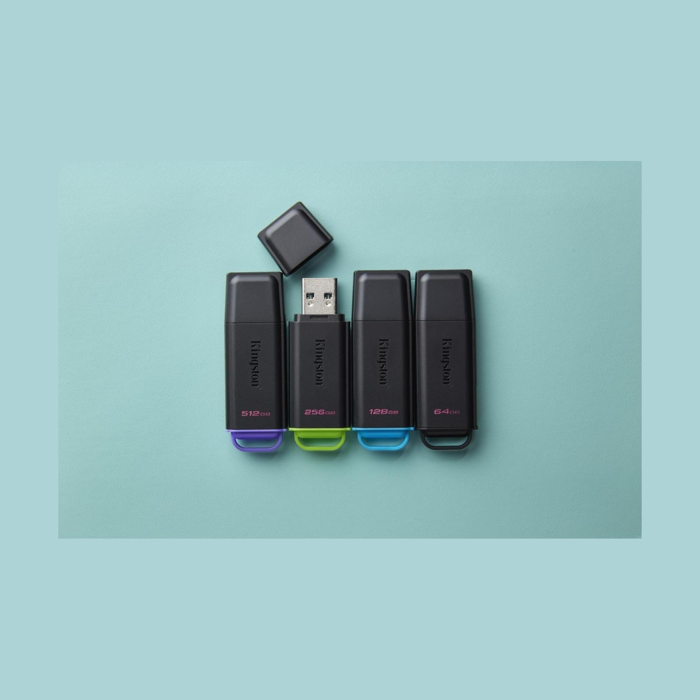 Kingston 256GB Portable USB 3.2 Gen 1 DataTraveler Exodia Black/Green