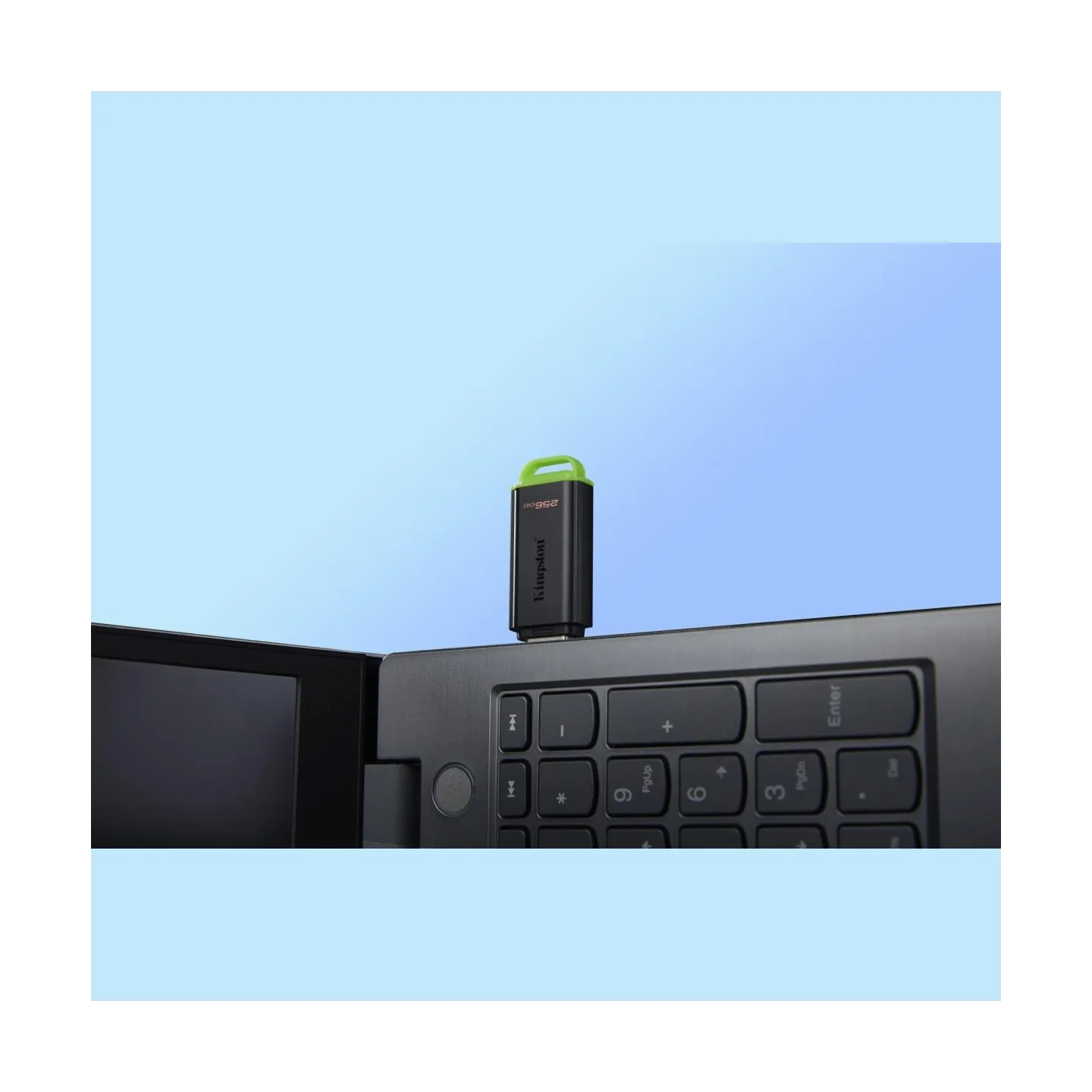 Kingston 256GB Portable USB 3.2 Gen 1 DataTraveler Exodia Black/Green