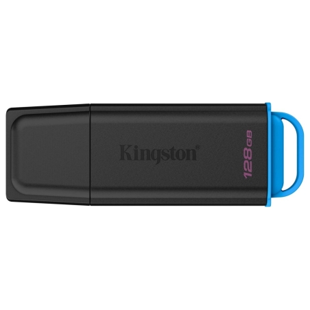 Kingston 128GB Portable USB 3.2 Gen 1 DataTraveler Exodia Black/Blue