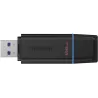 Kingston 128GB Portable USB 3.2 Gen 1 DataTraveler Exodia Black/Blue