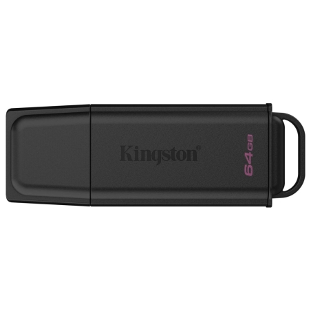 Kingston 64GB Portable USB 3.2 Gen 1 DataTraveler Exodia Black