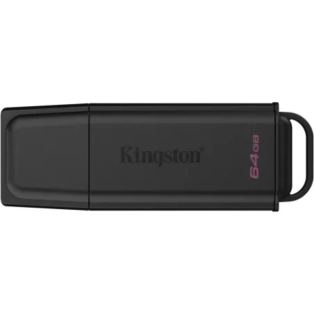 Kingston 64GB Portable USB 3.2 Gen 1 DataTraveler Exodia Black