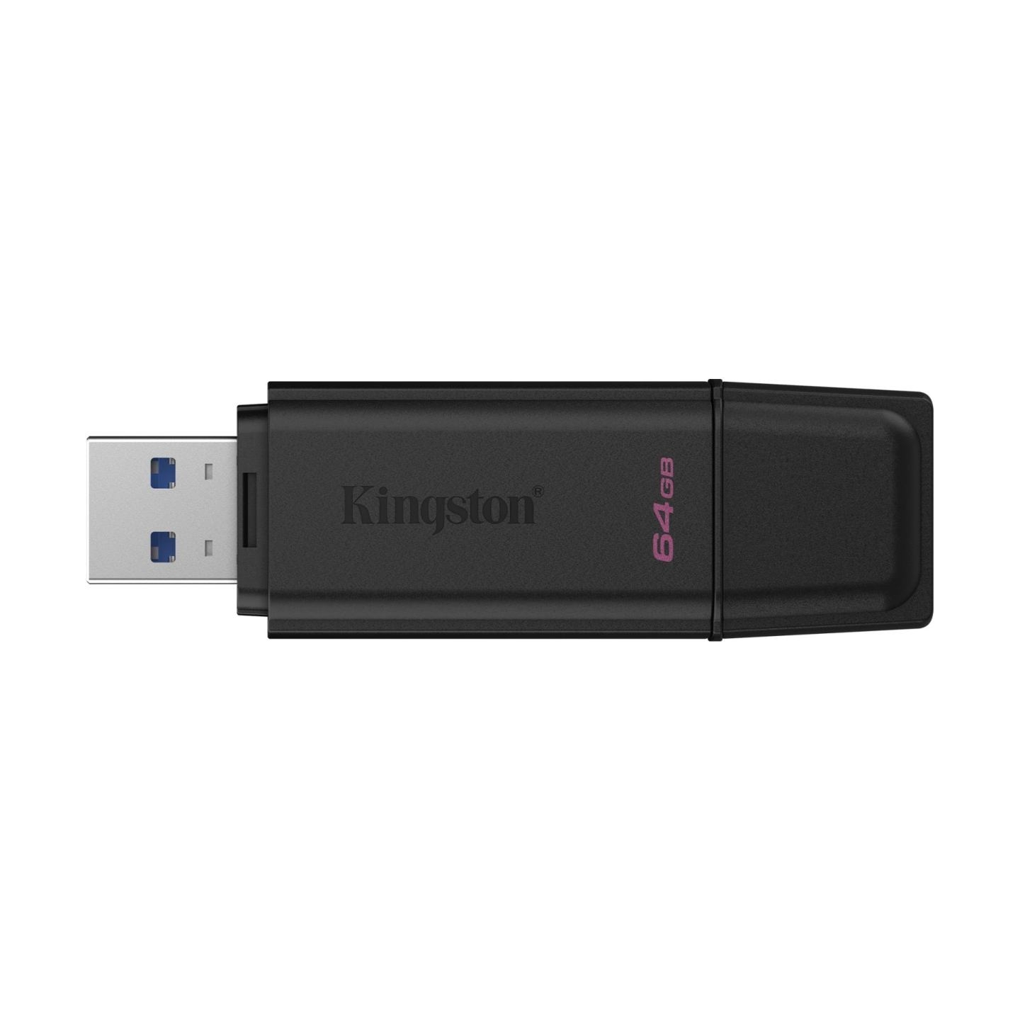 Kingston 64GB Portable USB 3.2 Gen 1 DataTraveler Exodia Black