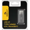 Gembird | USB 2.0 Type-C adapter (CM/MicroUSB-F) | Type-C | USB