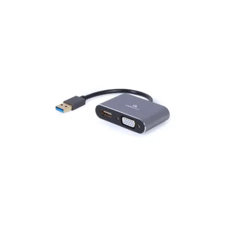 Gembird I/O ADAPTER USB3 TO HDMI/VGA/GREY A-USB3-HDMIVGA-01 GEMBIRD