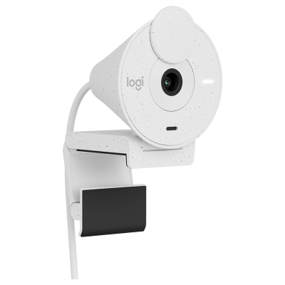 Logitech Brio 300 Full HD webcam - OFF-WHITE - USB-C