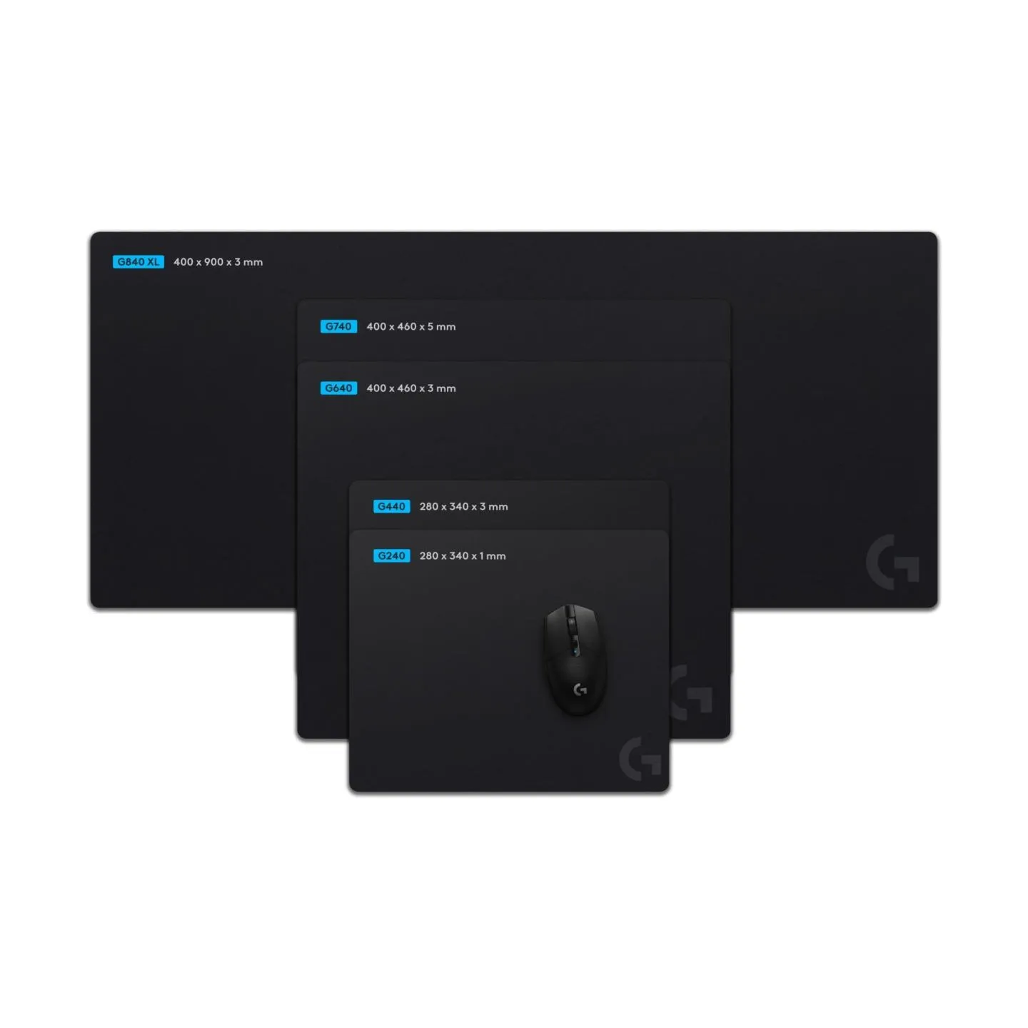 Logitech G240 Cloth Gaming Mouse Pad - EWR2