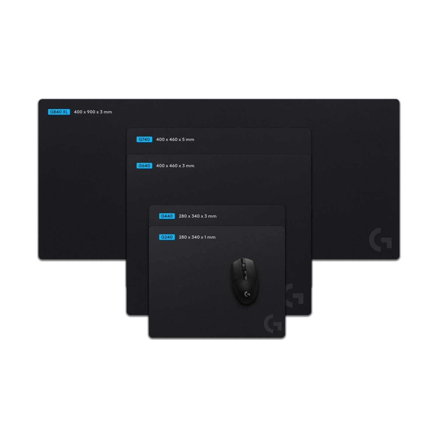 Logitech MOUSE PAD G240/BLACK 943-000785 LOGITECH