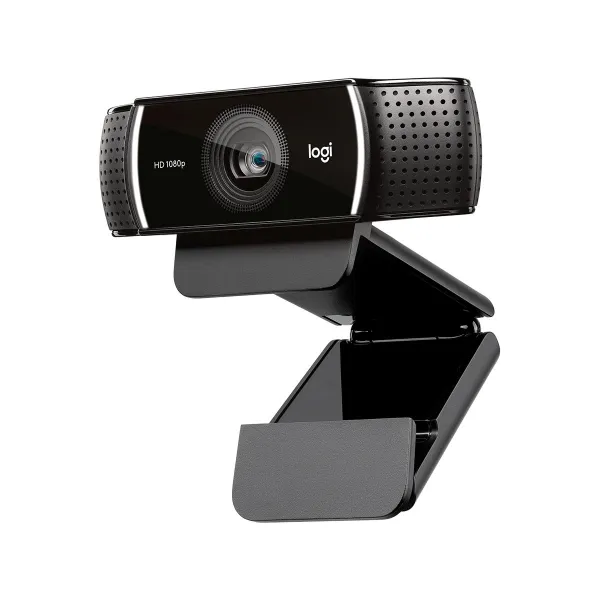 Logitech C922 Pro Stream Webcam - Tripod - BLACK - USB