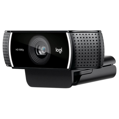 Logitech C922 Pro Stream Webcam - Tripod - BLACK - USB