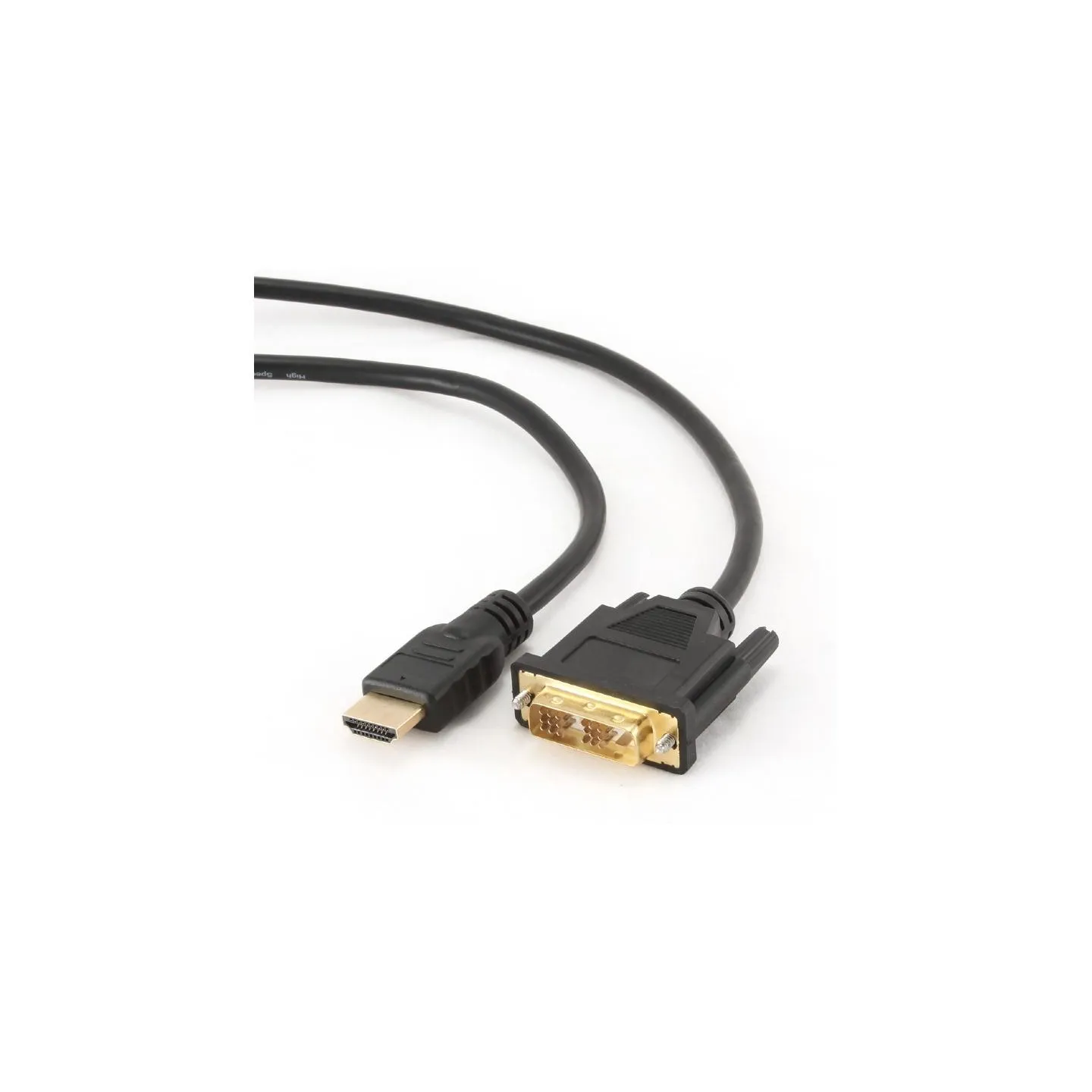 Gembird | HDMI to DVI cable (Single Link) | HDMI 19pin male | DVI 18+1pin male | HDMI to DVI-D | 0.5 m