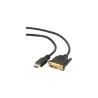 Gembird | HDMI to DVI cable (Single Link) | HDMI 19pin male | DVI 18+1pin male | HDMI to DVI-D | 0.5 m