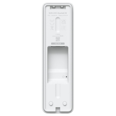 Ubiquiti Doorbell Lite - Compact PoE video doorbell with two-way audio and versatile mounting options, white.