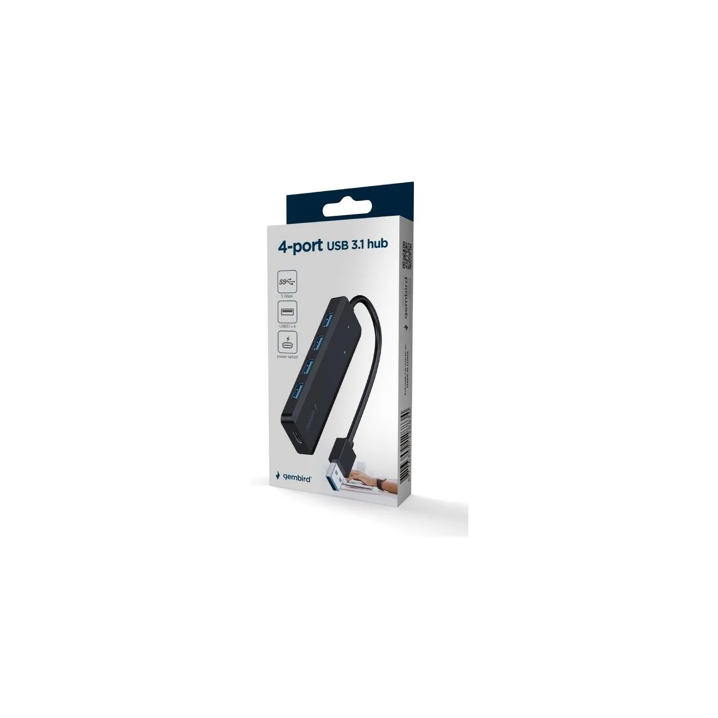 Gembird I/O HUB USB3.1 4PORT/UHB-U3P4P-02 GEMBIRD