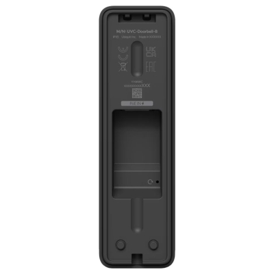 Ubiquiti Doorbell Lite - Compact PoE video doorbell with two-way audio and versatile mounting options, black.