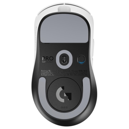 Logitech MOUSE USB WRL PRO X SUPERLIGHT/2DEX WHITE 910-007365 LOGITECH
