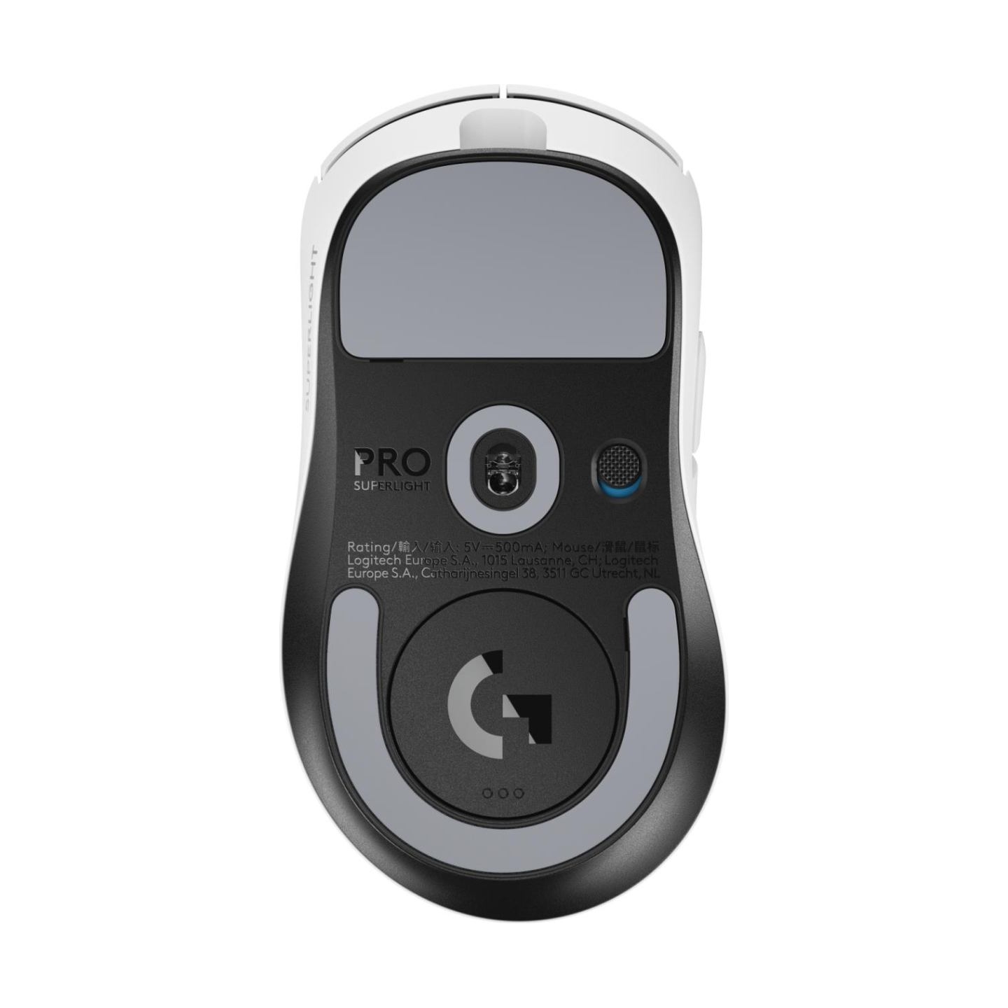 Logitech MOUSE USB WRL PRO X SUPERLIGHT/2DEX WHITE 910-007365 LOGITECH