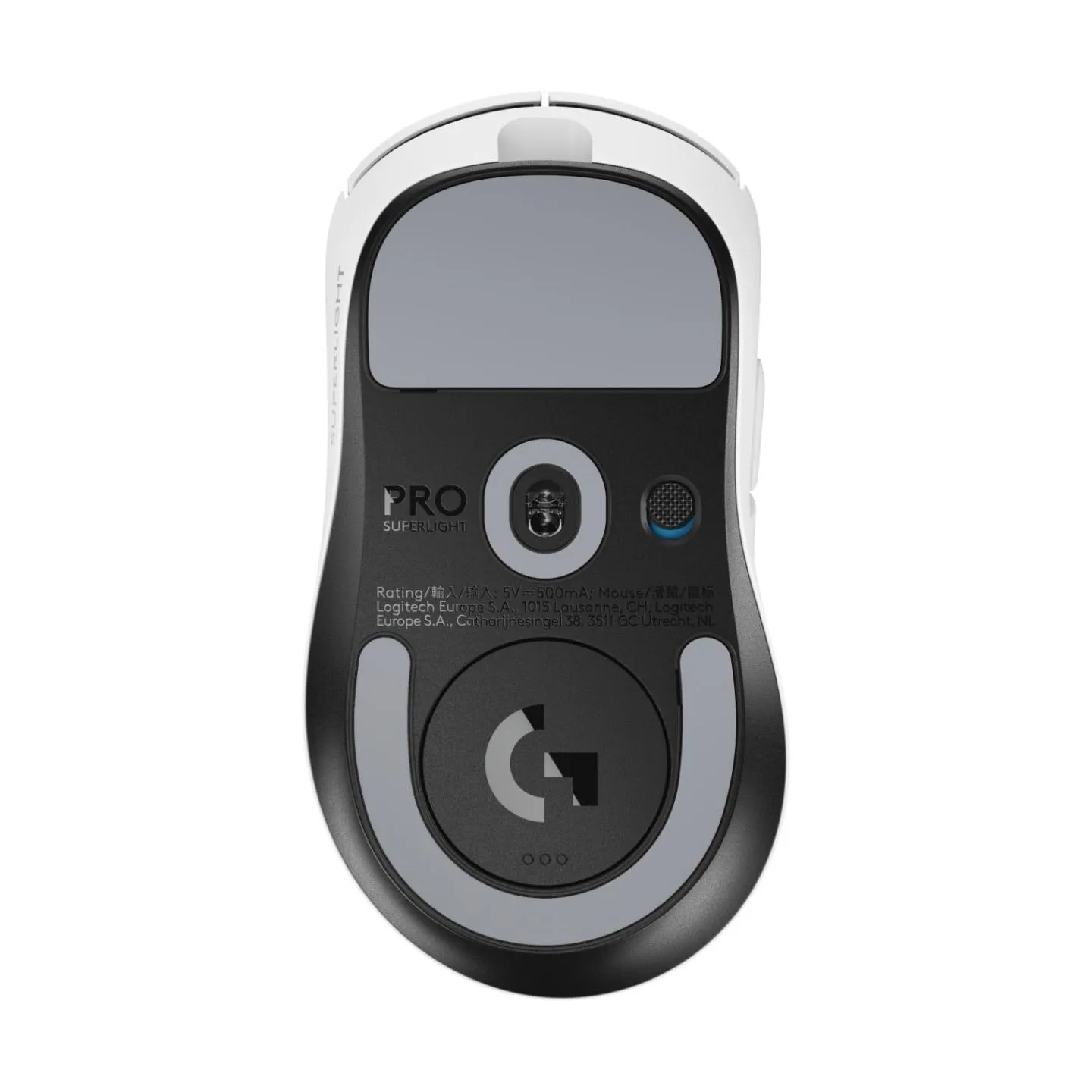 Logitech MOUSE USB WRL PRO X SUPERLIGHT/2DEX WHITE 910-007365 LOGITECH