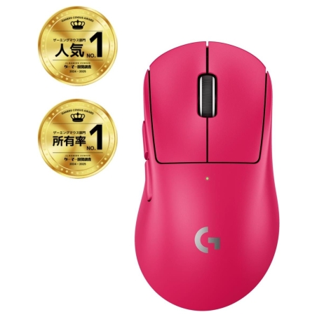 Logitech MOUSE USB WRL PRO X SUPERLIGHT/2DEX BLACK 910-007373 LOGITECH