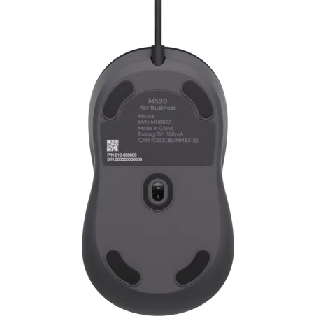Logitech MOUSE USB OPTICAL M520/GRAPHITE 910-007511 LOGITECH