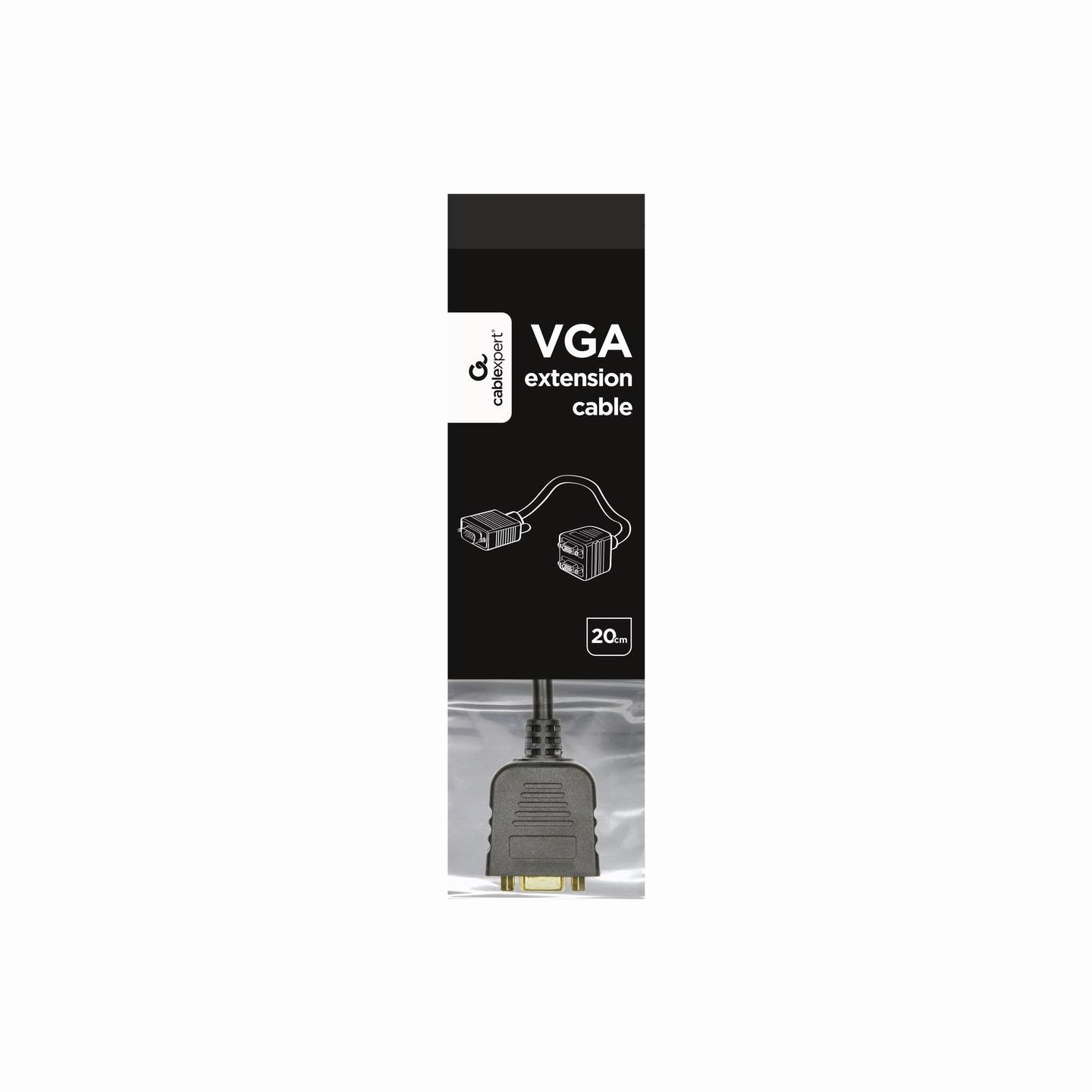 Gembird CABLE VGA DUAL SPLITTER/CC-VGAX2-20CM GEMBIRD