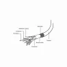 Gembird CABLE VGA DUAL SPLITTER/CC-VGAX2-20CM GEMBIRD
