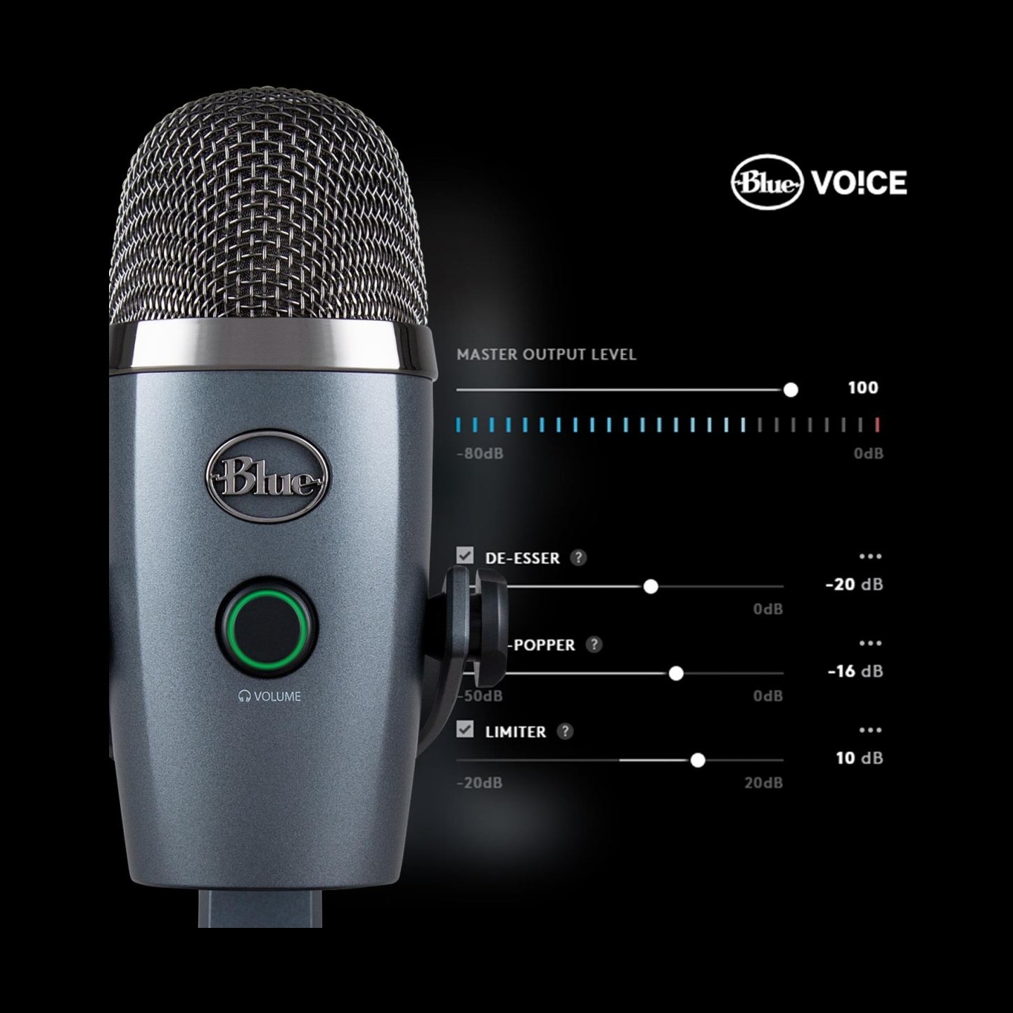 Logitech MICROPHONE BLUE YETI NANO/BLACK 988-000401 LOGITECH