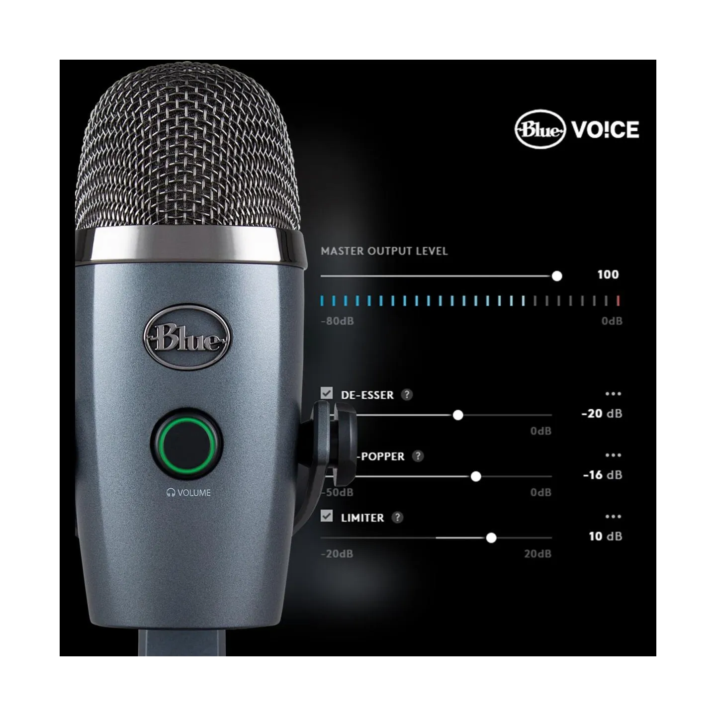 Logitech MICROPHONE BLUE YETI NANO/BLACK 988-000401 LOGITECH